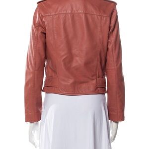 Woman’s AllSaints Lamb Leather Biker Jacket
Brown